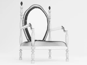 Luxury Chair 3D Model