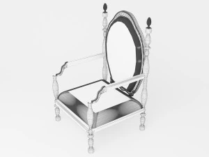 Luxury Chair 3D Model