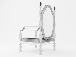 Luxury Chair 4K 3D Model