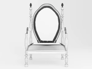 Luxury Chair 3D Model