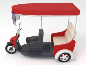 Mototaxi 3D Model