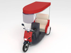 Mototaxi 3D Model