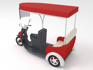 Mototaxi 3D Модель