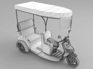 Mototaxi 3D Model