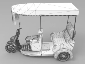 Mototaxi 3D Model