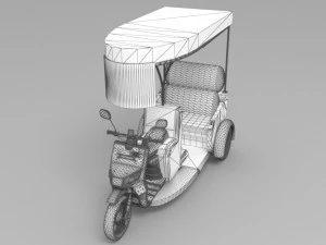 Mototaxi 3D Model