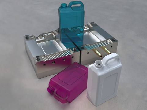Gallon and Mold 4K Modelo 3D