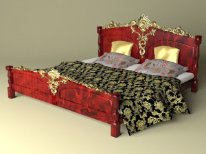 King Bed Modelo 3D