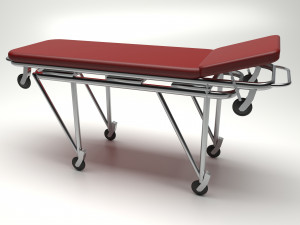 Ambulance Stretcher 3D Model