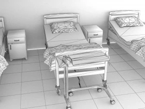 Hospital Ward 2 3D Model