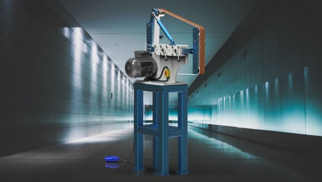 Belt Grinder 3D Model .c4d .max .obj .3ds .fbx .stl .blend 