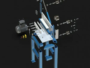 Belt Grinder 3D Model