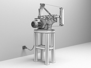 Belt Grinder 3D Model