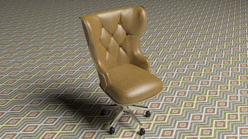 Office Chair Ankara 3D Model .c4d .max .obj .3ds .fbx .stl .blend 
