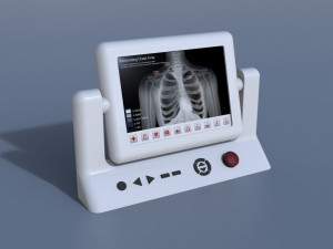 Medical Monitor 3D Model