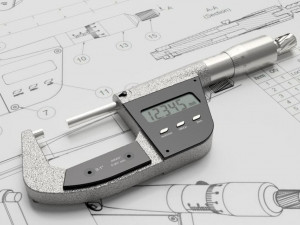 Digital Micrometer 3D Model
