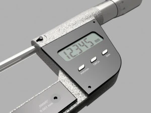 Digital Micrometer 3D Model
