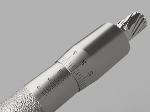 Digital Micrometer 3D Model