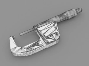 Digital Micrometer 3D Model