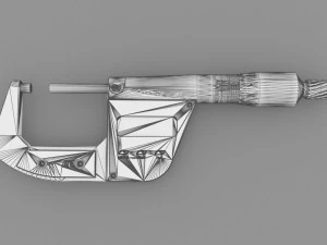 Digital Micrometer 3D Model