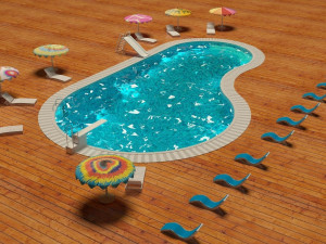 Swimming Pool Modello 3D