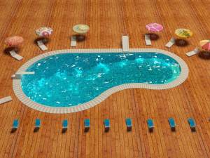 Swimming Pool Modello 3D