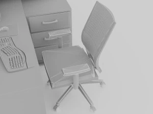 Workstation 4K 3D Model