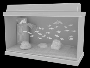 Aquarium 4K 3D Model