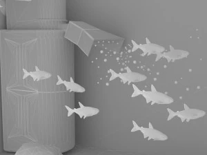 Aquarium 4K 3D Model