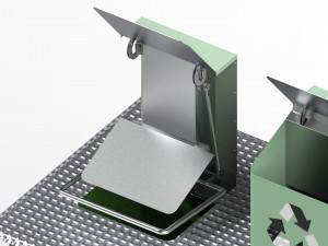 Underground Waste Bin Modèle 3D