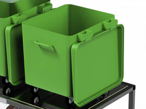 Underground Waste Bin 3D Model