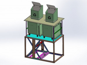Underground Waste Bin Modèle 3D
