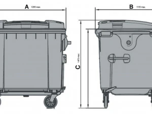 Underground Waste Bin 3D Model