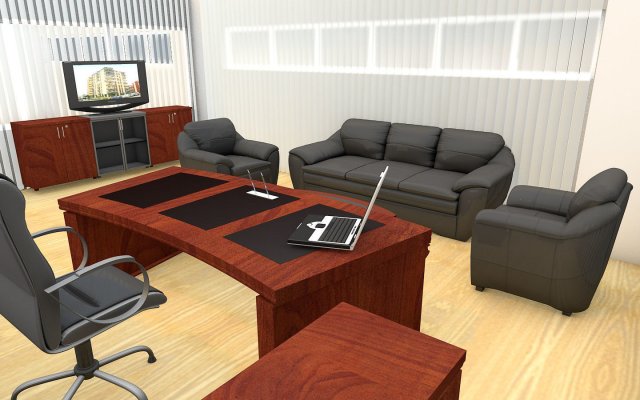 Office Floor 3D मॉडल .c4d .max .obj .3ds .fbx .stl .blend 