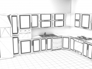 Flush Kitchen Modèle 3D