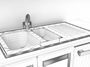 Flush Kitchen 3D Model