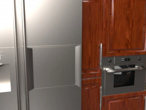 Flush Kitchen 3D Model