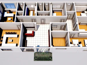 Твердый пол 3D Модель