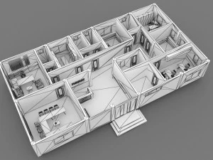 Fester Boden 3D Modell