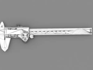 Digital Caliper 3D Model