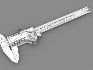 Digital Caliper 3D Model