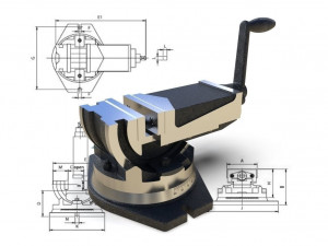 Machine Vise 3D Model