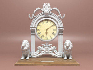 Lioned Clock 3D मॉडल