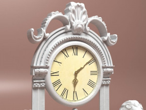 Lioned Clock 3D मॉडल