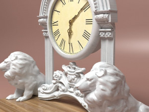 Lioned Clock 3D मॉडल