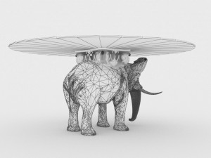 Elephant Coffee Table Modèle 3D