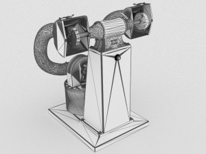 Polishing Machine 3D Model