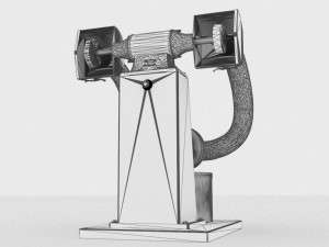 Polishing Machine 3D Model