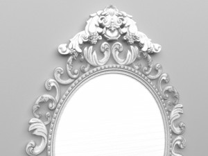 Classic Mirror 3D Model