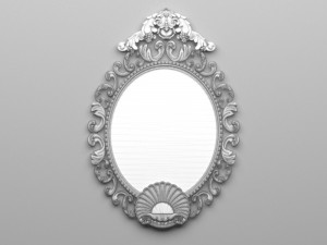 Classic Mirror 3D Model